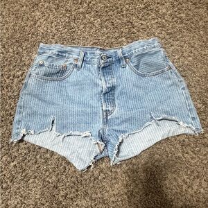 Levi’s 501 Striped Shorts